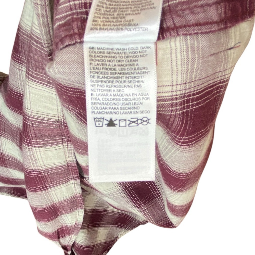North Face Plaid Top Women’s L Hiking Gorpcore Outdoor Camping Outside Work - Picture 8 of 8